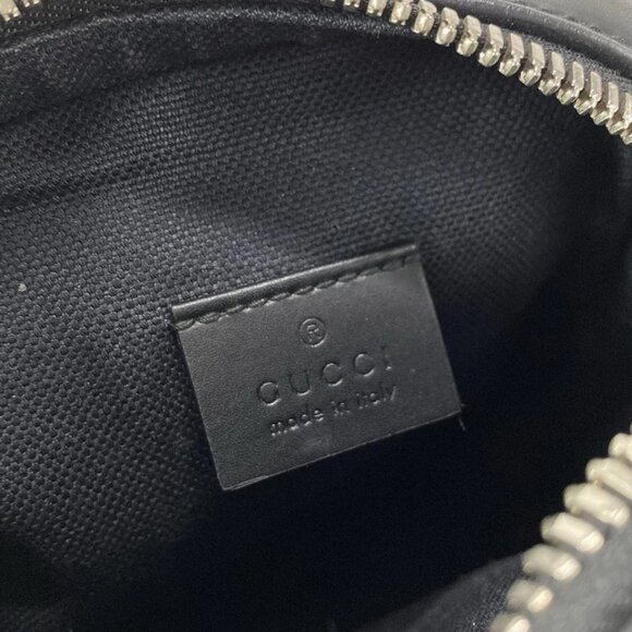 GUCCI GG Supreme Messenger Bag Black Gray Multi PVC Leather - 762-073125 - Picture 13 of 14